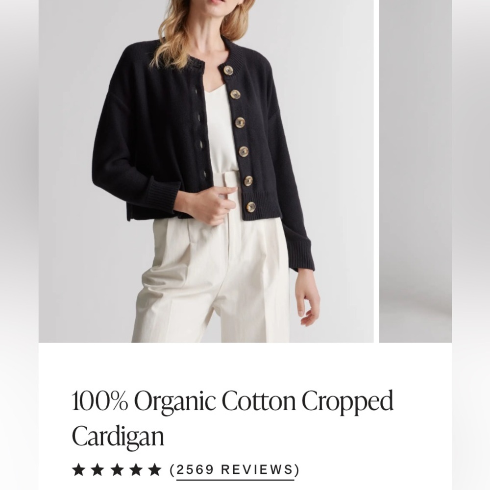 Quince cardigan